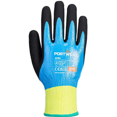 Portwest AP50 Aqua Cut Pro Waterproof Cut Resistant Glove Blue (10pk)