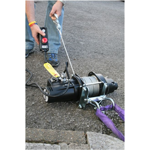 Electric Winch, 110 volt, Lifting Capacity 500kg c/w 30m Rope