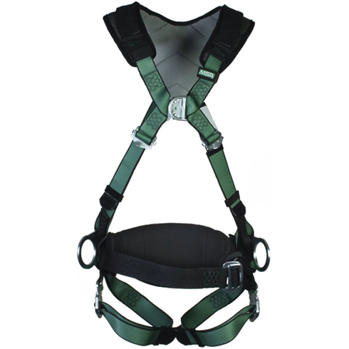 MSA V-FORM+ Padded Multi-purpose Full Body Harness Bayonet Buckles