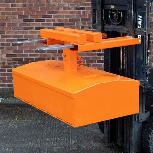 2000kg Fork Mounted Skip Compactor