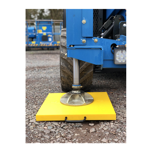 Hi-viz 300x300x30mm Square Outrigger Pad