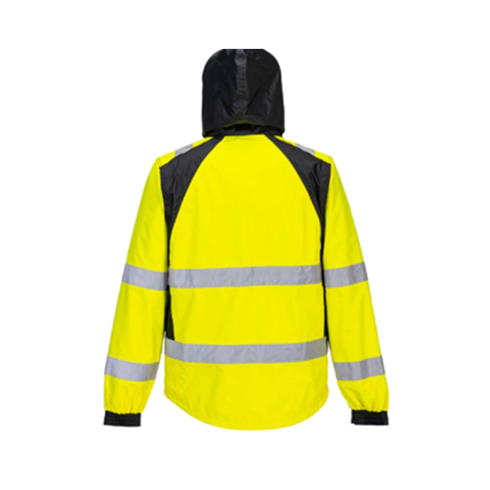 Portwest CD860 WX2 Eco Hi-Vis Rain Jacket Yellow/Black