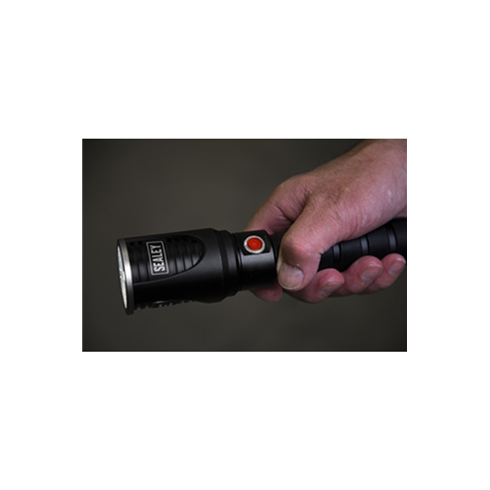 Sealey LED4493 Aluminium Torch 20W SMD LED Adjustable Focus Rechargeable with USB Port