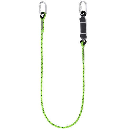 Shock Absorbing Lanyard with Karabiners