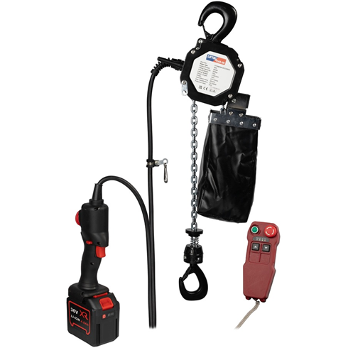 LiftinGear 500kg Battery Powered Electric Chain Hoist 10mtr Lifting Height