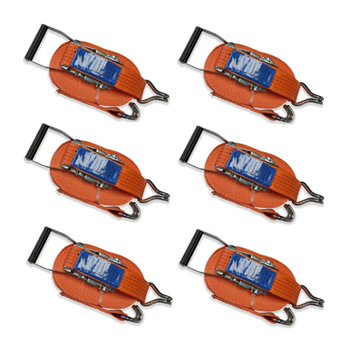 Spanset 50mm wide 5tonne Ratchet Strap 4mtr with Claw Hook (Box of 6)