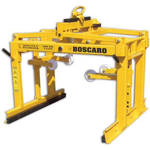 Block Grab 1800kg with Safety net facilty by Boscaro Italy.