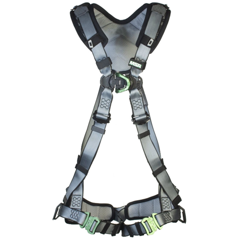 MSA V-FIT 2-point Full Body Harness with Shoulder and Leg Padding