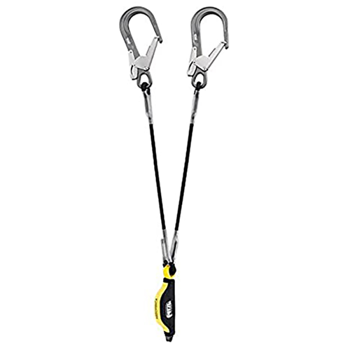 PETZL L64YAM80 80cm ABSORBICA Double Lanyard