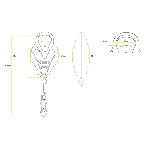 Ridgegear RGA2 10mtr Fall Arrest Block