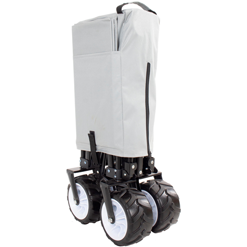 Multi-Purpose Folding Camping Trolley Cart with Big Boy Wheels