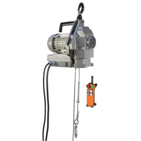 Tractel TR50 500kg 110volt Minifor Electric Wire Rope Hoist with Radio Control