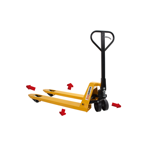 1.5tonne x 2mtr long 4-way Directional Pallet Truck 