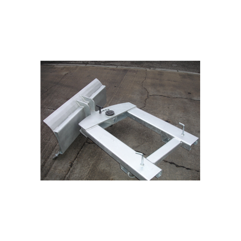 Adjustable Fork Mounted Snow Plough 1250mm Blade Width