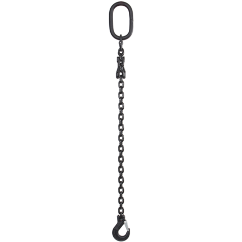 2 tonne Black Chainsling 1 Leg, Latch Hook