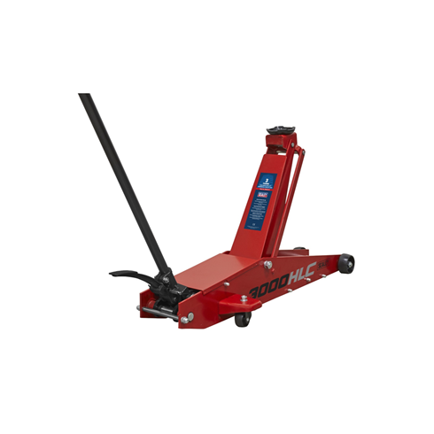 Sealey 3000HLC 3tonne Long Reach High Lift Trolley Jack