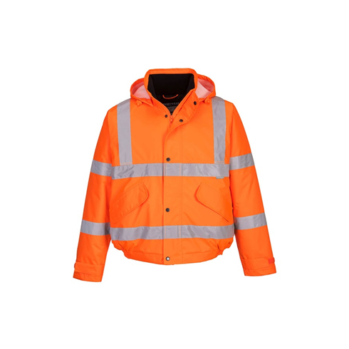 Portwest S463 Hi-Vis Winter Bomber Jacket Orange