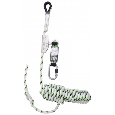 Kratos Safety FA2010210 Guided Type Fall Arrester c/w 10mtr Kernmantle Rope