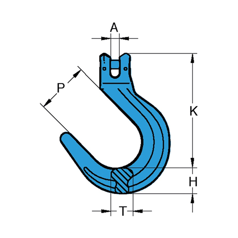 Yoke X-046 G100 Clevis Foundry Hook