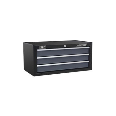 Sealey AP35STACK Tool Chest Combination 16 Drawer with Ball-Bearing Slides - Black/Grey