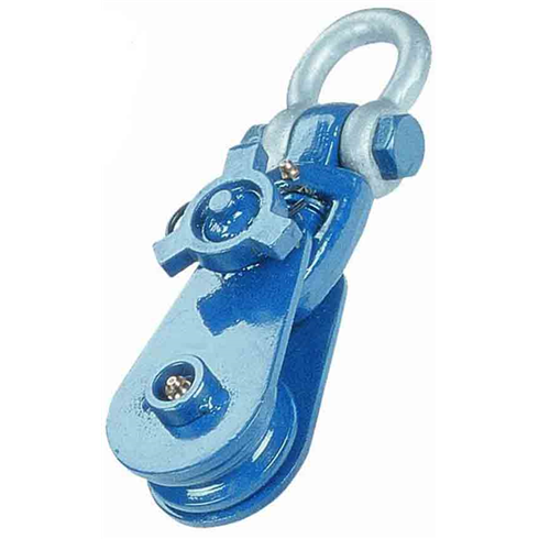 8Tonne Snatch Block (Shackle Attachment) 8" Diameter Sheave