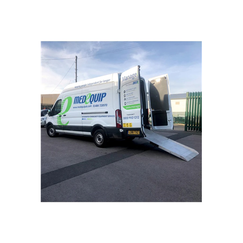 Alloy Ramp Fixed Folding Van Ramp 2.35mtr Length