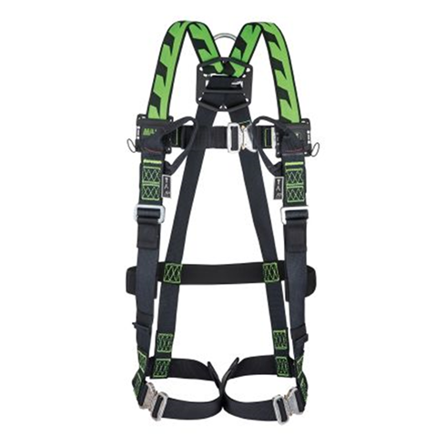 Miller 1032872 Duraflex H-Design Size 2 2pt Full Body Harness 2 Loops