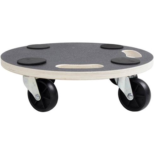 200kg Plywood Round Wooden Dolly Trolley 380mm
