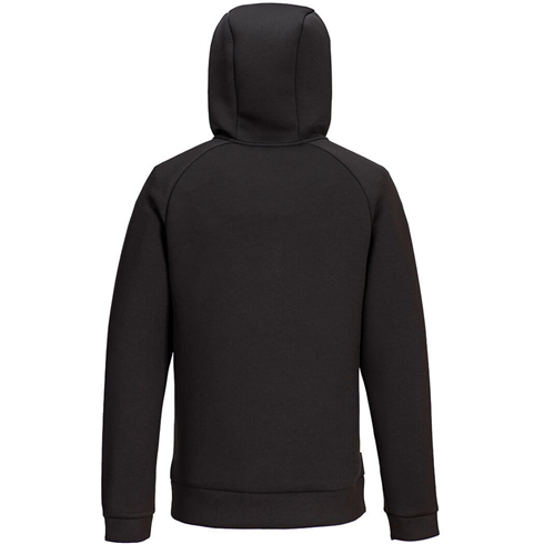 Portwest DX467 Quarter Zip Hoodie Black