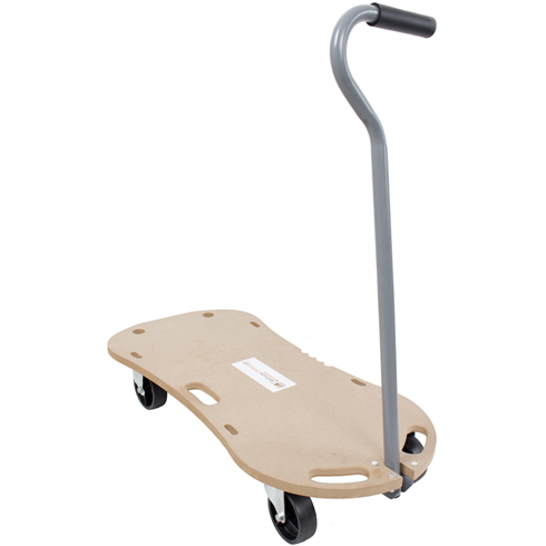 300kg Plywood Wooden Dolly Trolley c/w Handle