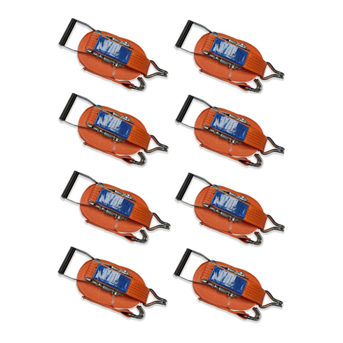 Spanset 50mm wide 5tonne Ratchet Strap 8mtr with Claw Hook (Box of 8)