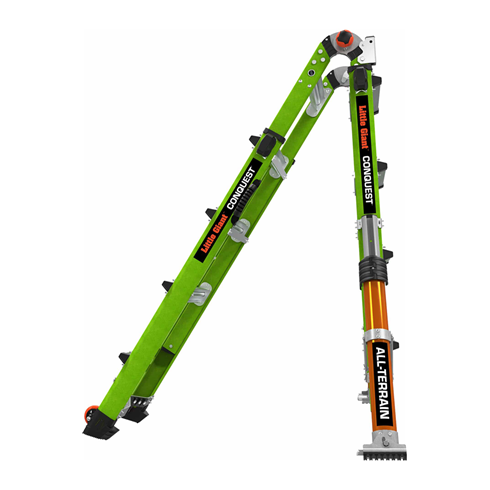 Little Giant Conquest 4-rung Fibreglass All-Terrain Multi-Purpose Ladder