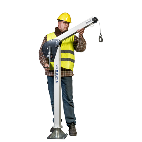 125kg SWL Lightweight Swivel Lifting Davit
