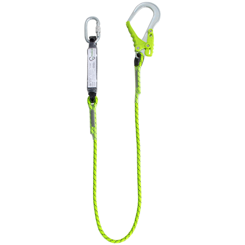 Shock Absorbing Lanyard c/w Lightweight Scaffold Hook