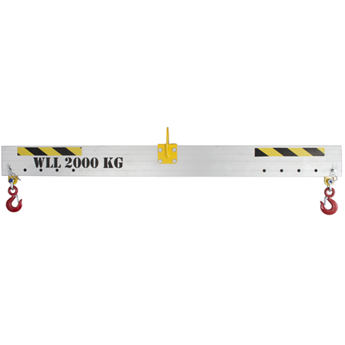 3500kg Adjustable Aluminium Lifting Beam x 2mtr