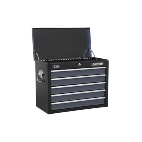 Sealey AP35STACK Tool Chest Combination 16 Drawer with Ball-Bearing Slides - Black/Grey