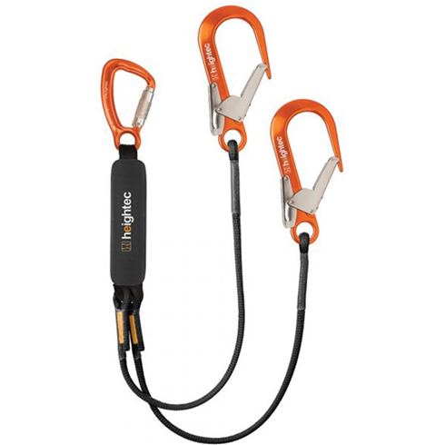 Heightec L02M TENSOR Twin Lanyard - Tri-act c/w Scaffold Hooks