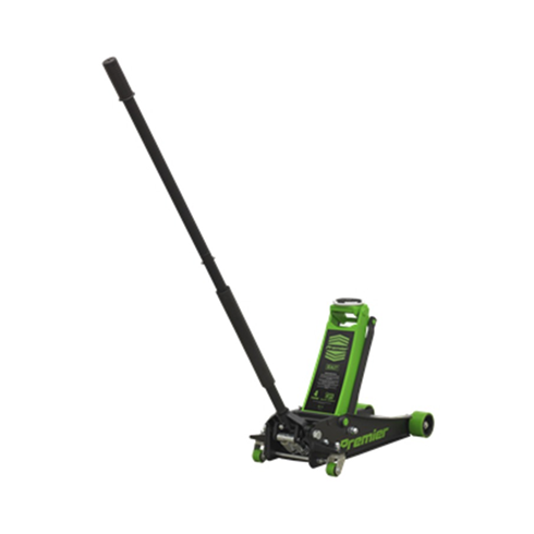 Sealey 4040AG 4tonne Low Profile Green Trolley Jack with Rocket Lift