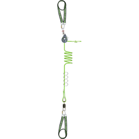 Kratos Safety FA6000701 25mtr 4 User Horizontal Temporary Lifeline c/w 4 O-Rings