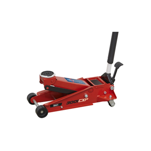 Sealey 3001CXP 3tonne Trolley Jack with Foot Pedal