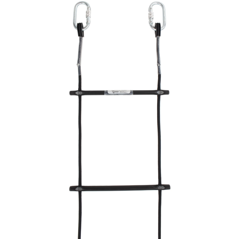 8mm Black Polyester Narrow Rung Rope Ladder