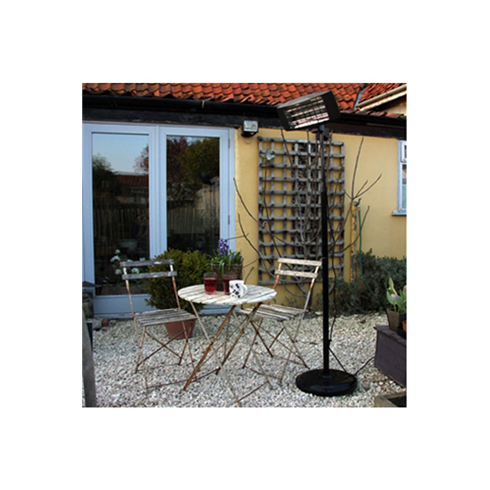 Sealey IFSH2003 Infrared Quartz Patio Heater 2000W/230V with Telescopic Floor Stand