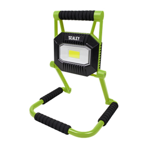 Sealey LEDFL20W Rechargeable Portable Fold Flat Floodlight 20W COB LED Lithium-ion