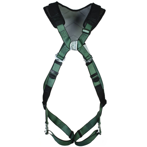 MSA V-FORM+ Padded 2-Point Quick Release Full Body Harness Bayonet Buckles