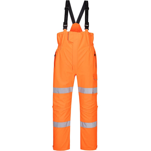 Portwest S594 Hi-Vis Extreme Rain Bib and Brace