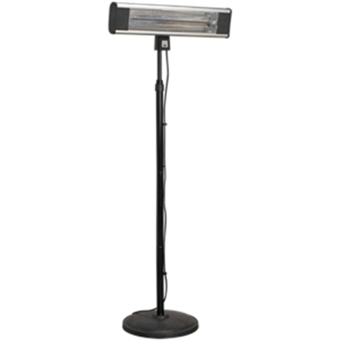 Sealey IFSH1809R High Effieciency Carbon Fibre Infrared Patio Heater 1800W/230V with Telescopic Floor Stand