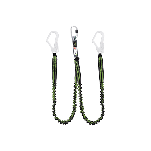 Kratos Safety FA3080015 1.5mtr Twin Expandable Shock Absorbing Lanyard