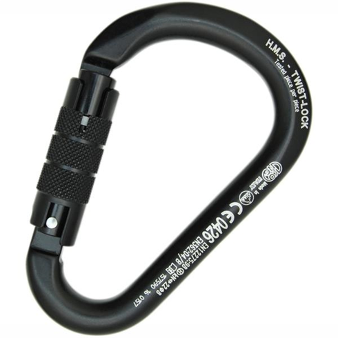 KONG HMS Classic 22kN Pear Shaped Twist Lock Karabiner