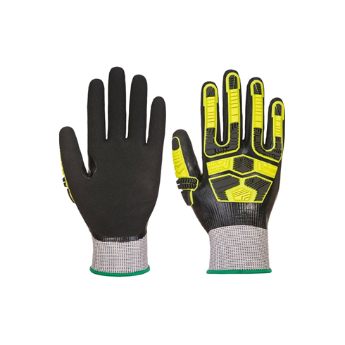 Portwest A55 Waterproof HR Cut Impact Glove Grey/Black