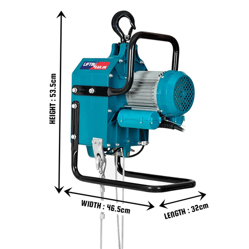 300kg 110volt Electric Endless Wire Rope Hoist (20mtr, 30mtr, 60mtr & 100mtr)